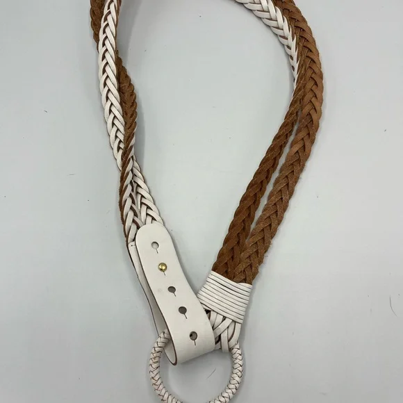 Express | Accessories | Express White And Brown Braided  display picture 1